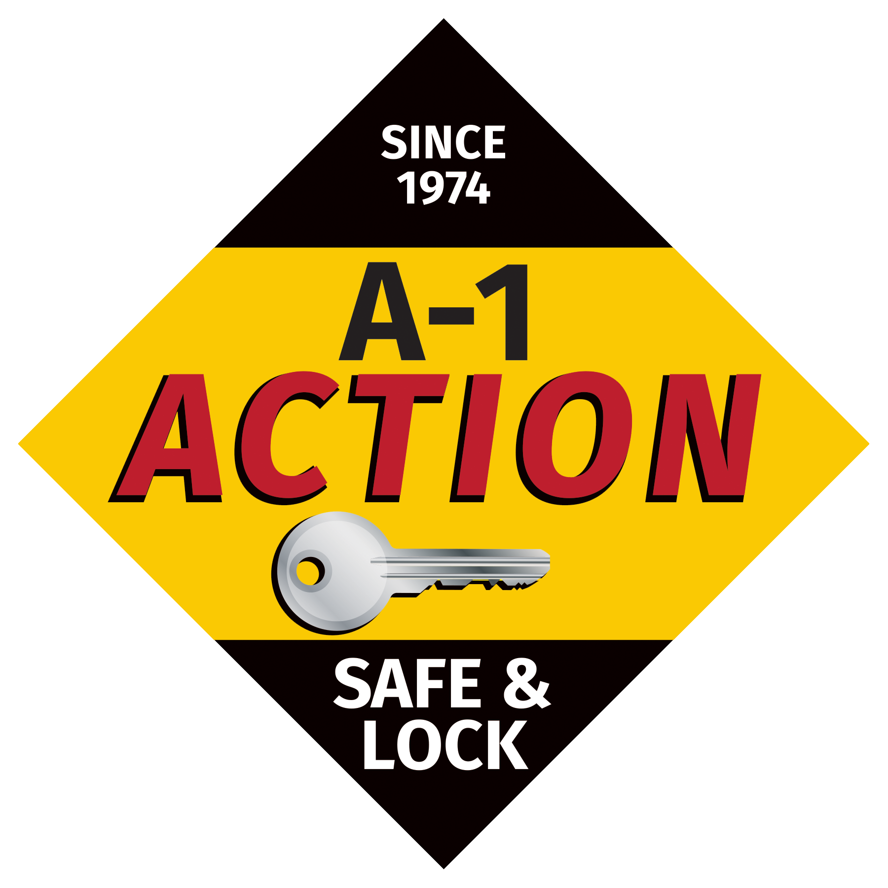 A1 Action Safe and Lock logo